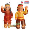 Indian Boy and Girl Thanksgiving Inflatable